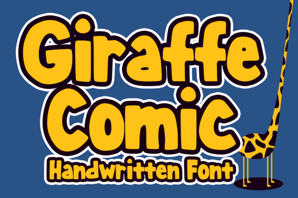 Giraffe Comic: A Playful Font for Creative Design