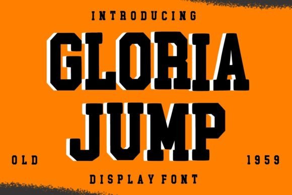 Gloria Jump: A Bold Typeface for Impactful Branding